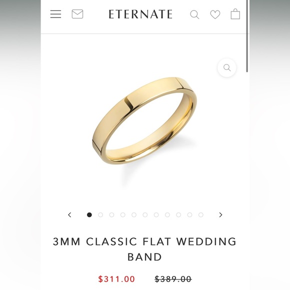 BRAND NEW 14K SOLID GOLD PURITY PROMISE RING SIZE 7 - Picture 5 of 7